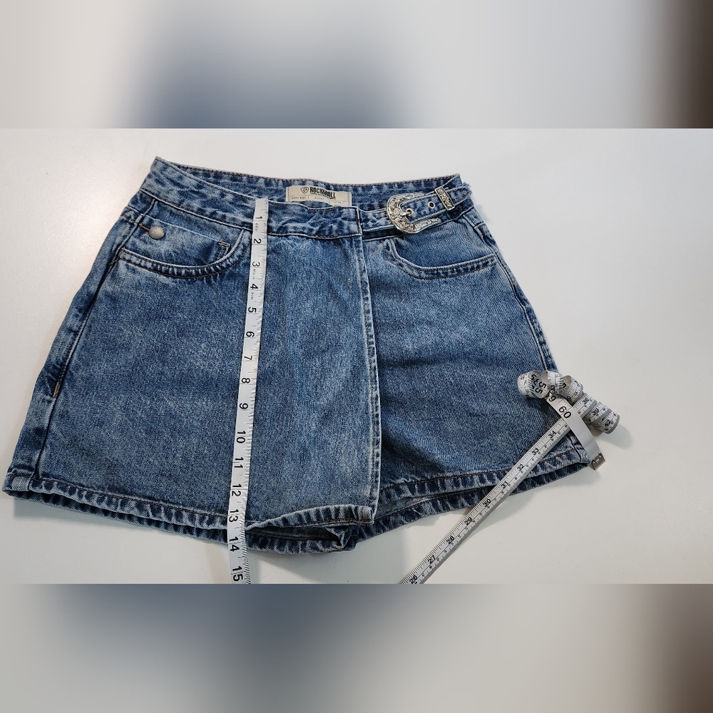 ROCK&ROLL high Rise Classic Blue Denim Women's Shorts. Sz: 26 - Picture 3 of 9